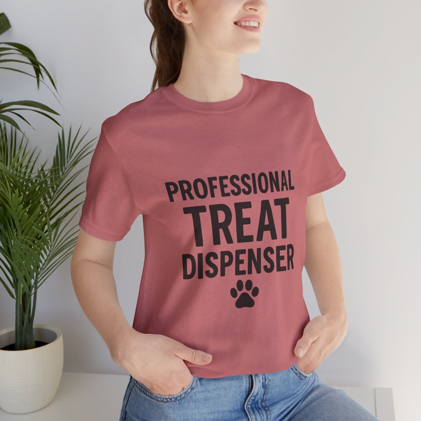 Professional Treat Dispenser Unisex Jersey Short Sleeve Tee T-shirt