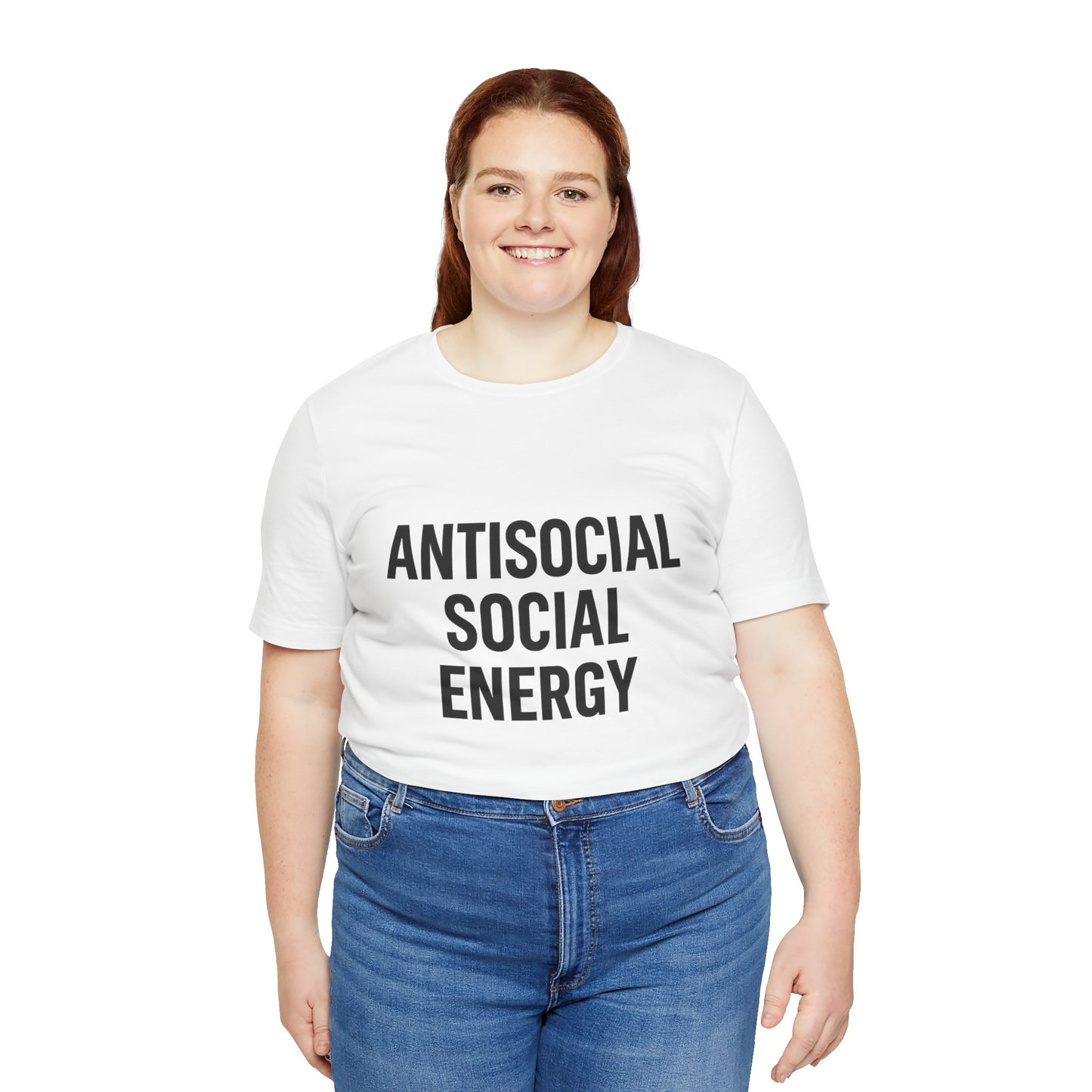 Antisocial Social Energy Unisex Jersey Short Sleeve Tee T-shirt