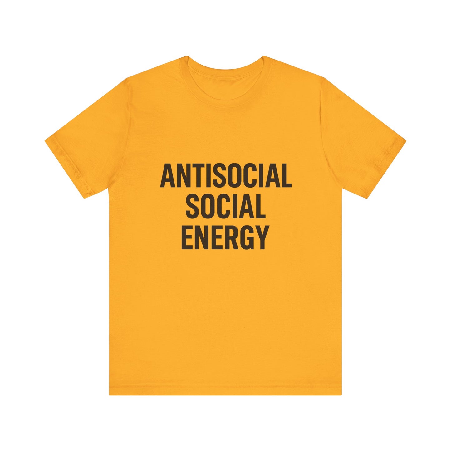 Antisocial Social Energy Unisex Jersey Short Sleeve Tee T-shirt