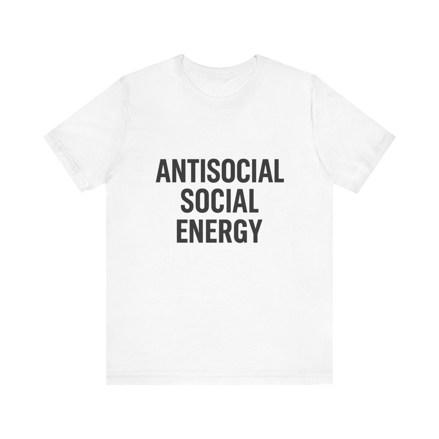 Antisocial Social Energy Unisex Jersey Short Sleeve Tee T-shirt