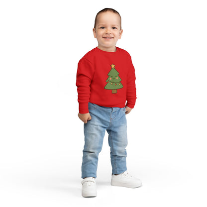 Christmas Tree With Lights Toddler Sweatshirt