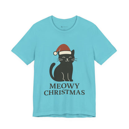 Meowy Christmas Unisex Jersey Short Sleeve Tee T-shirt
