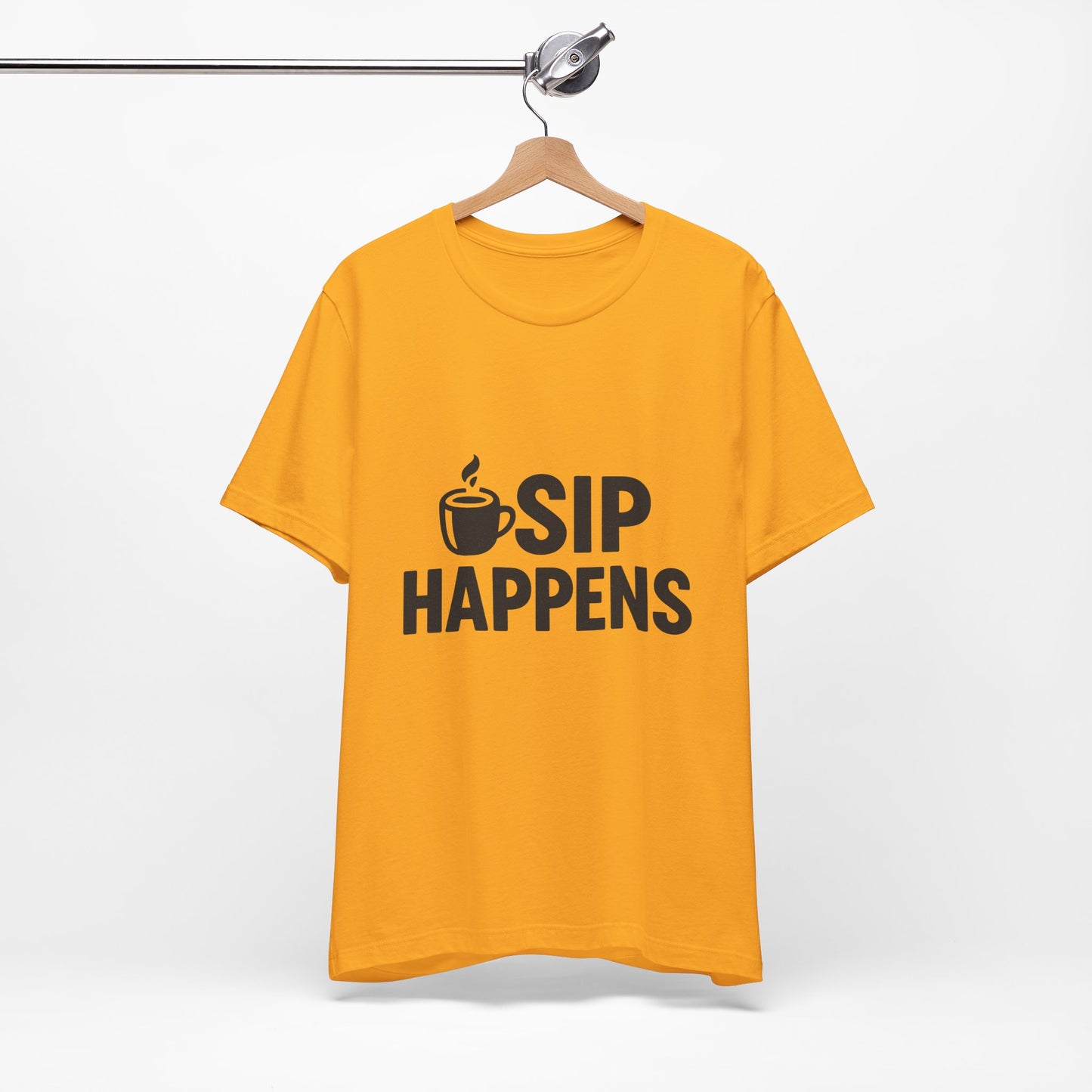 Sip Happens Minimal Edition Unisex Jersey Short Sleeve Tee T-shirt