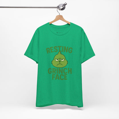 Gringe Resting Face Christmas Unisex Jersey Short Sleeve Tee T-shirt