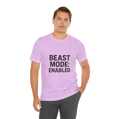 Beast Mode Enabled Unisex Jersey Short Sleeve Tee T-shirt