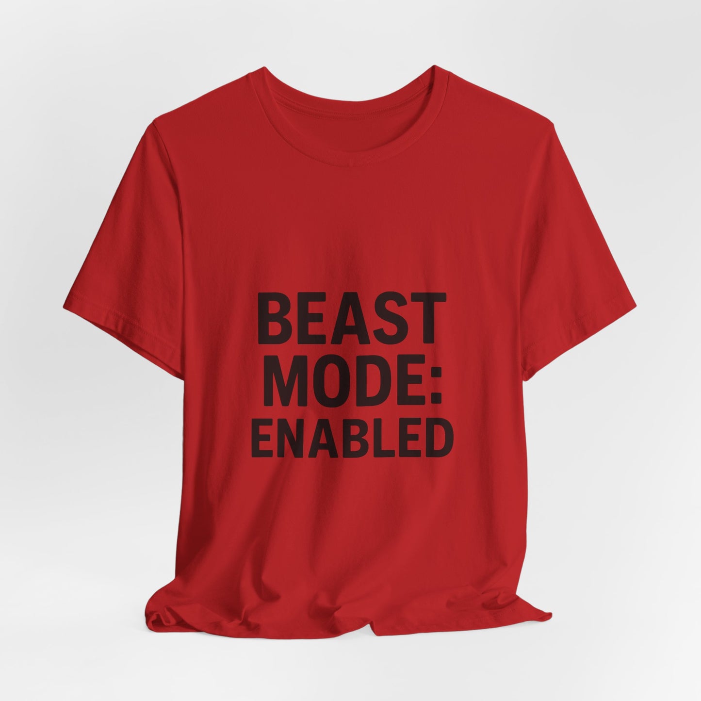 Beast Mode Enabled Unisex Jersey Short Sleeve Tee T-shirt