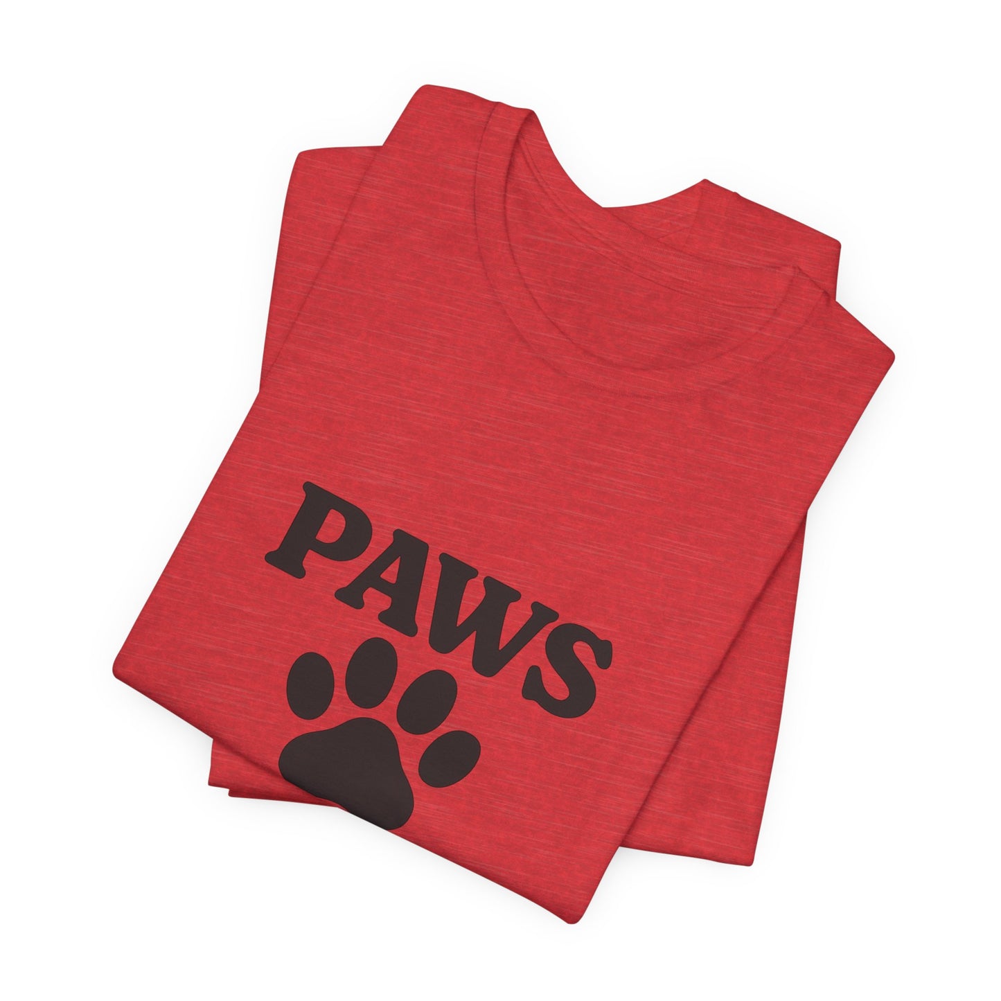 Paws Before Coffee Unisex Jersey Short Sleeve Tee T-shirt