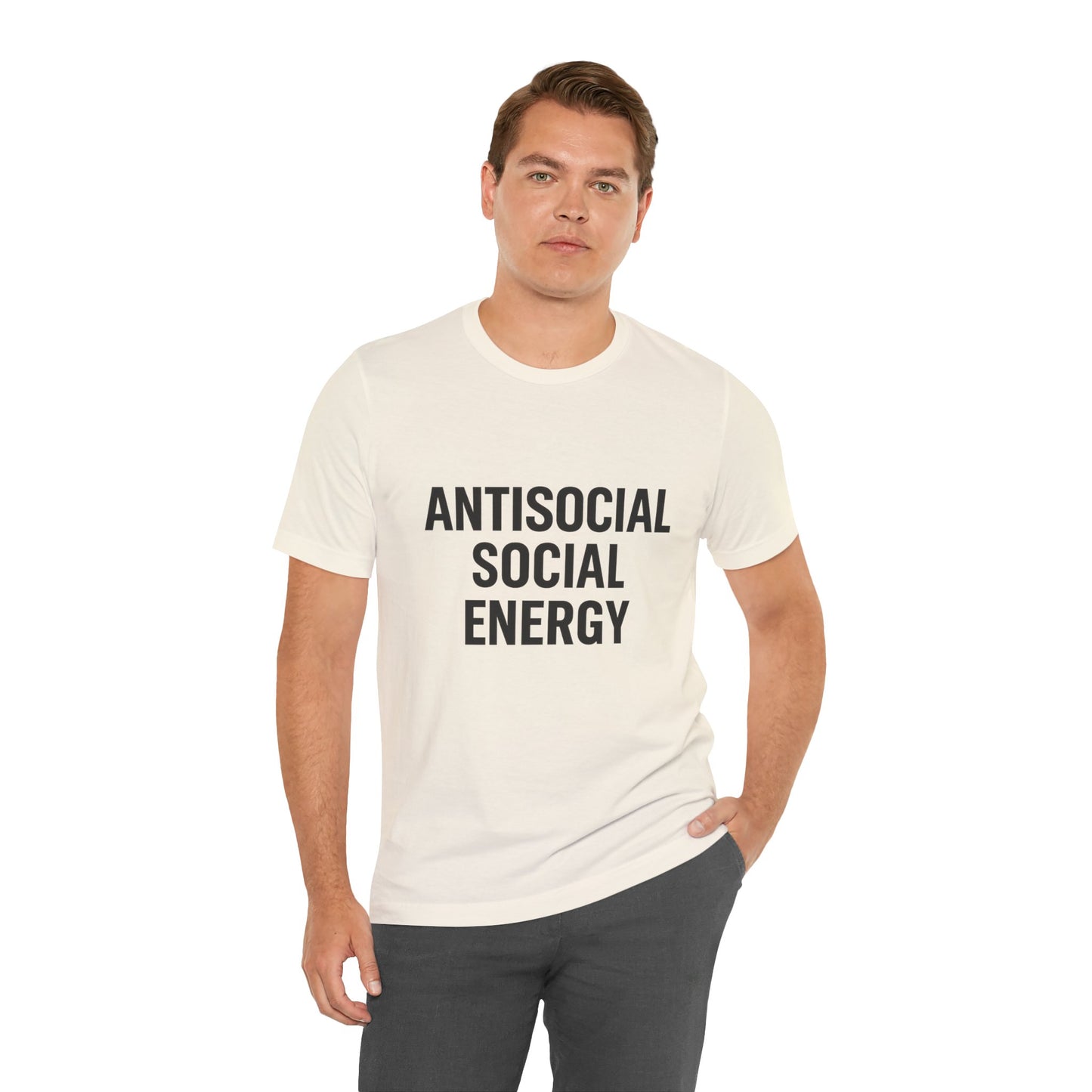 Antisocial Social Energy Unisex Jersey Short Sleeve Tee T-shirt