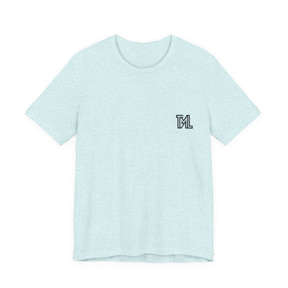 Logo Surf More Worry Less Back Side Design Unisex Jersey Short Sleeve Tee T-shirt