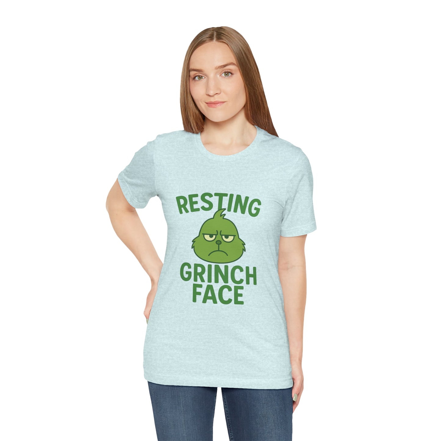 Gringe Resting Face Christmas Unisex Jersey Short Sleeve Tee T-shirt