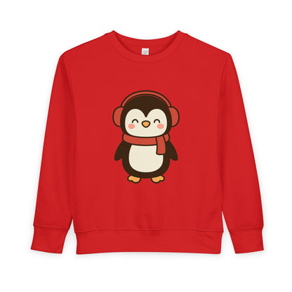 Christmas Winter Penguin Toddler Sweatshirt