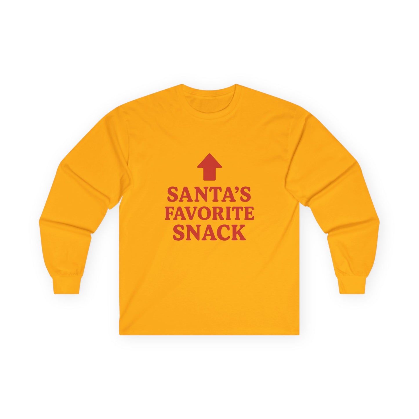 Santa's Favorite Snack Christmas Unisex Ultra Cotton Long Sleeve Tee