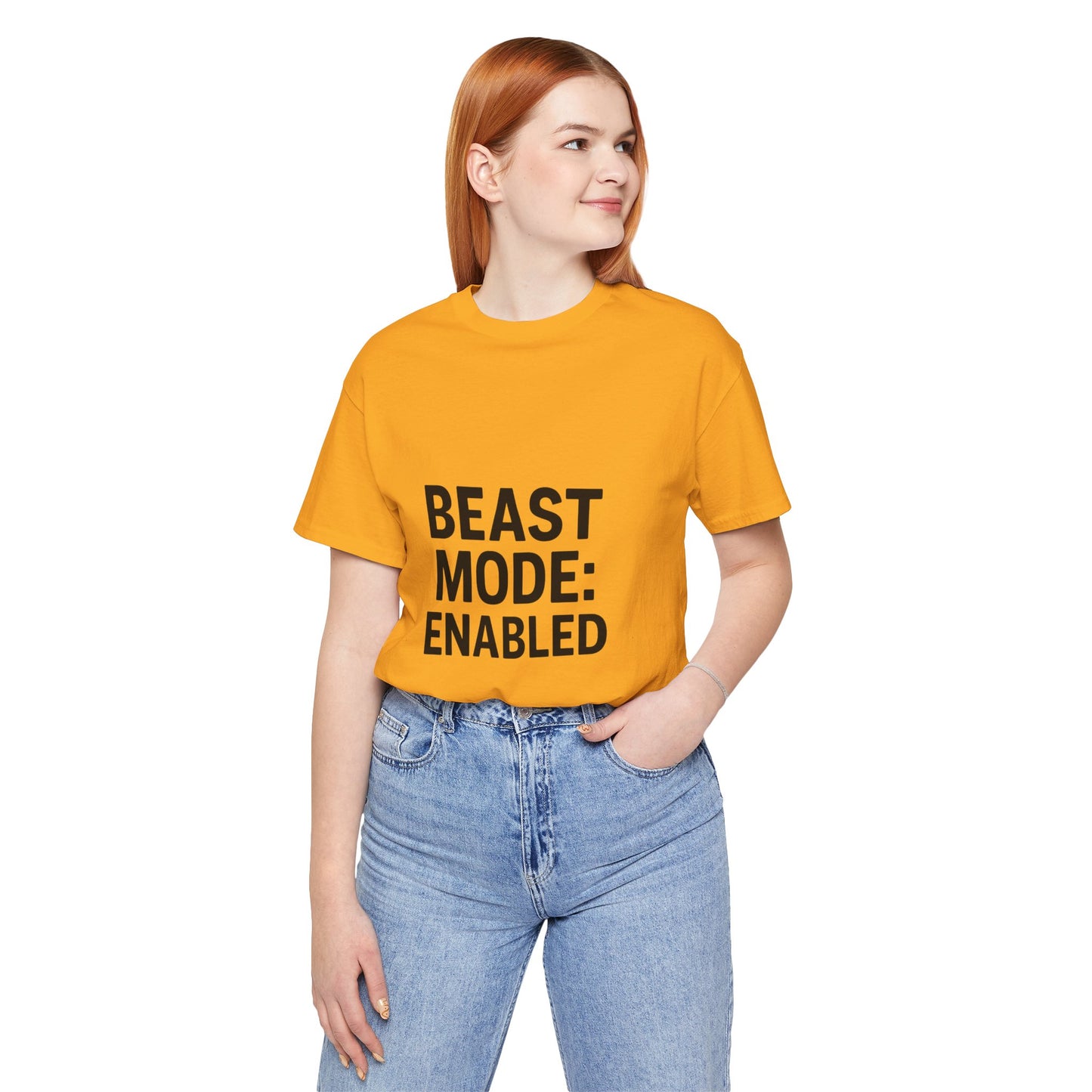 Beast Mode Enabled Unisex Jersey Short Sleeve Tee T-shirt