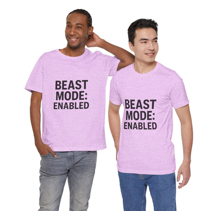 Beast Mode Enabled Unisex Jersey Short Sleeve Tee T-shirt
