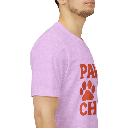 Paws and Chill Pet Lovers Unisex Jersey Short Sleeve Tee T-shirt