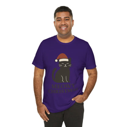 Meowy Christmas Unisex Jersey Short Sleeve Tee T-shirt
