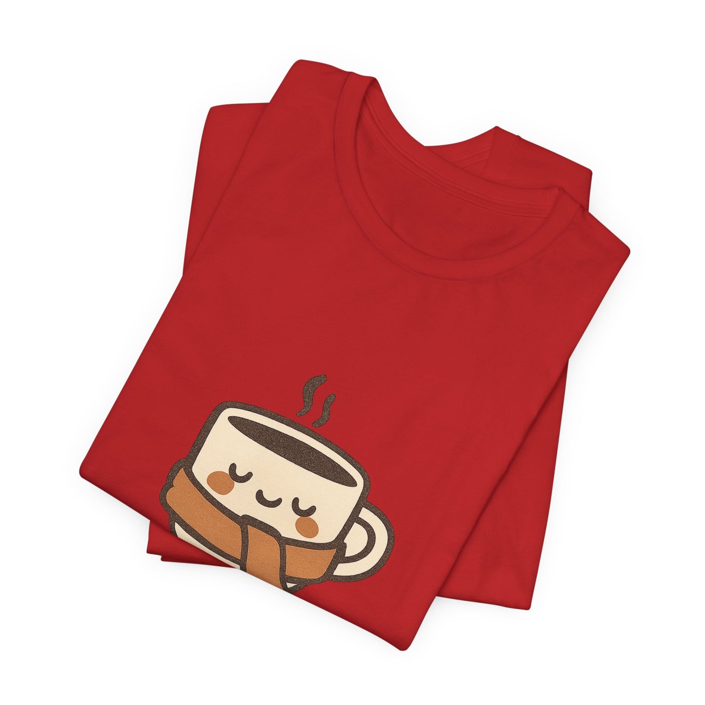 Warm Me Up Coffee Cup Unisex Jersey Short Sleeve Tee T-shirt