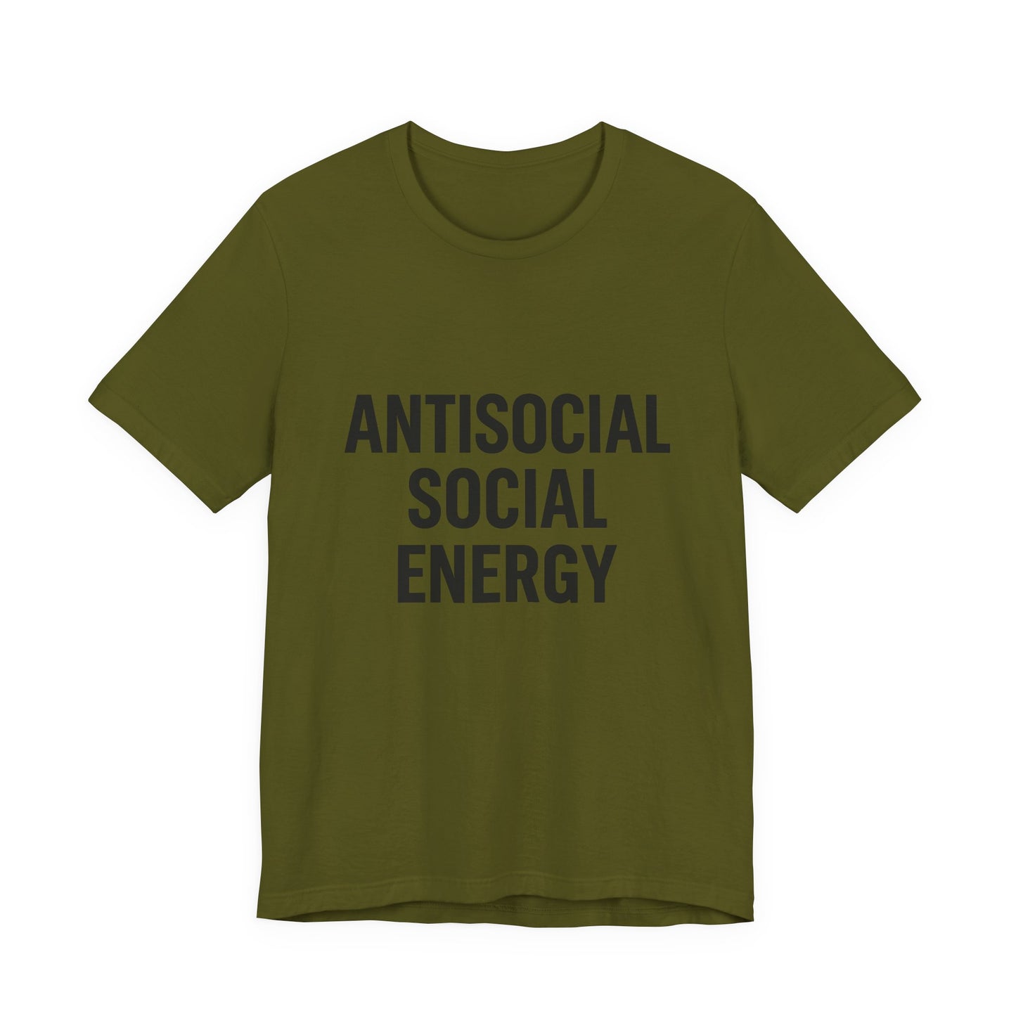 Antisocial Social Energy Unisex Jersey Short Sleeve Tee T-shirt