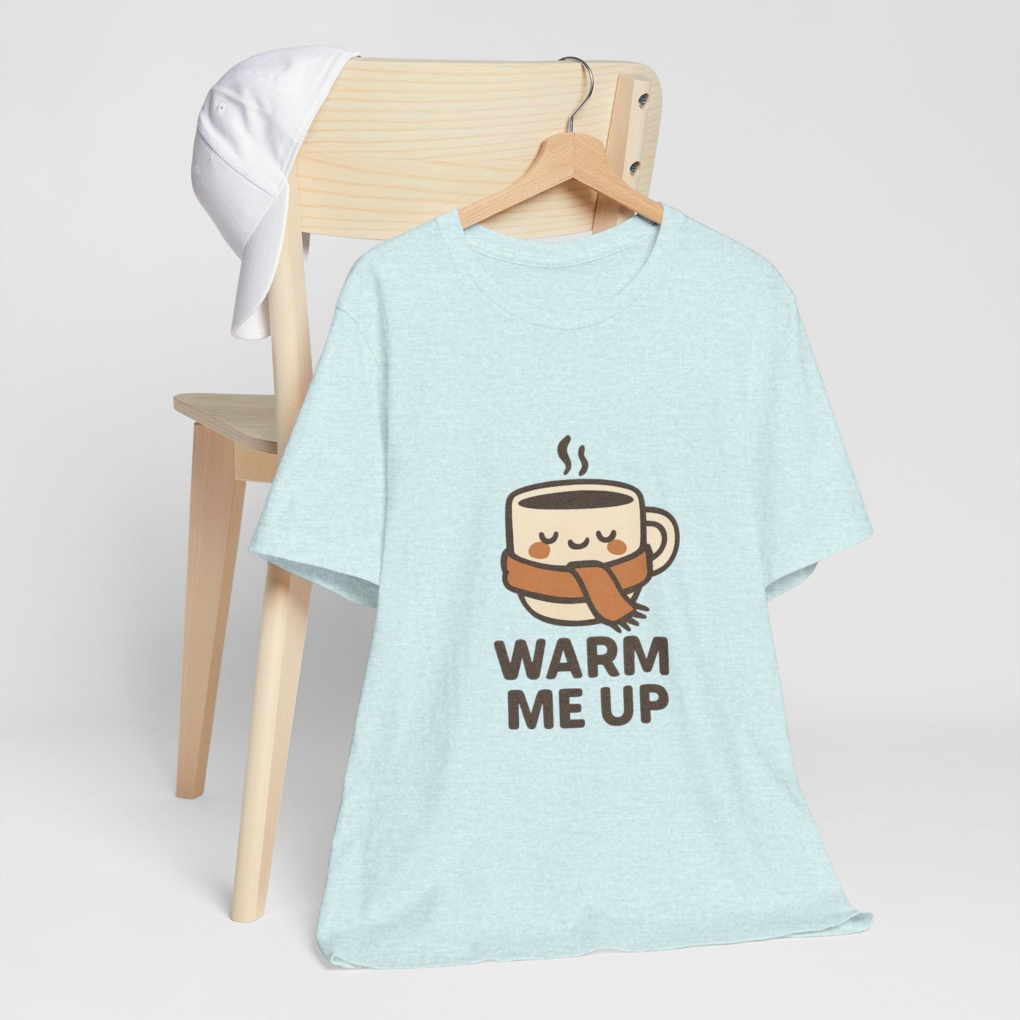 Warm Me Up Coffee Cup Unisex Jersey Short Sleeve Tee T-shirt