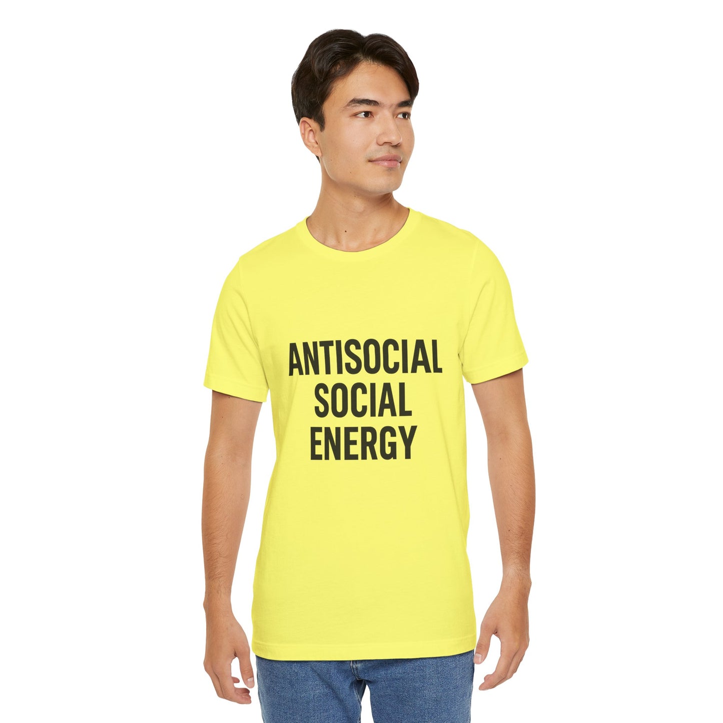 Antisocial Social Energy Unisex Jersey Short Sleeve Tee T-shirt