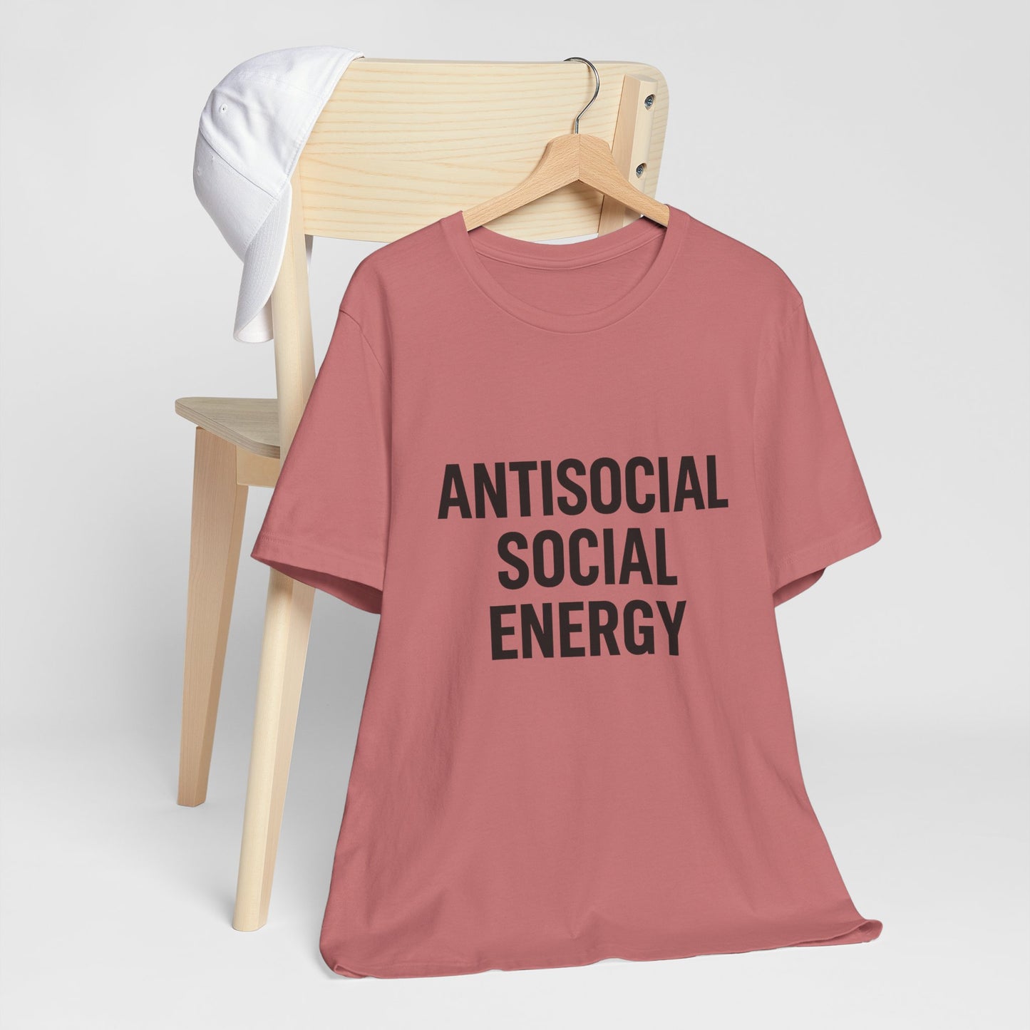 Antisocial Social Energy Unisex Jersey Short Sleeve Tee T-shirt