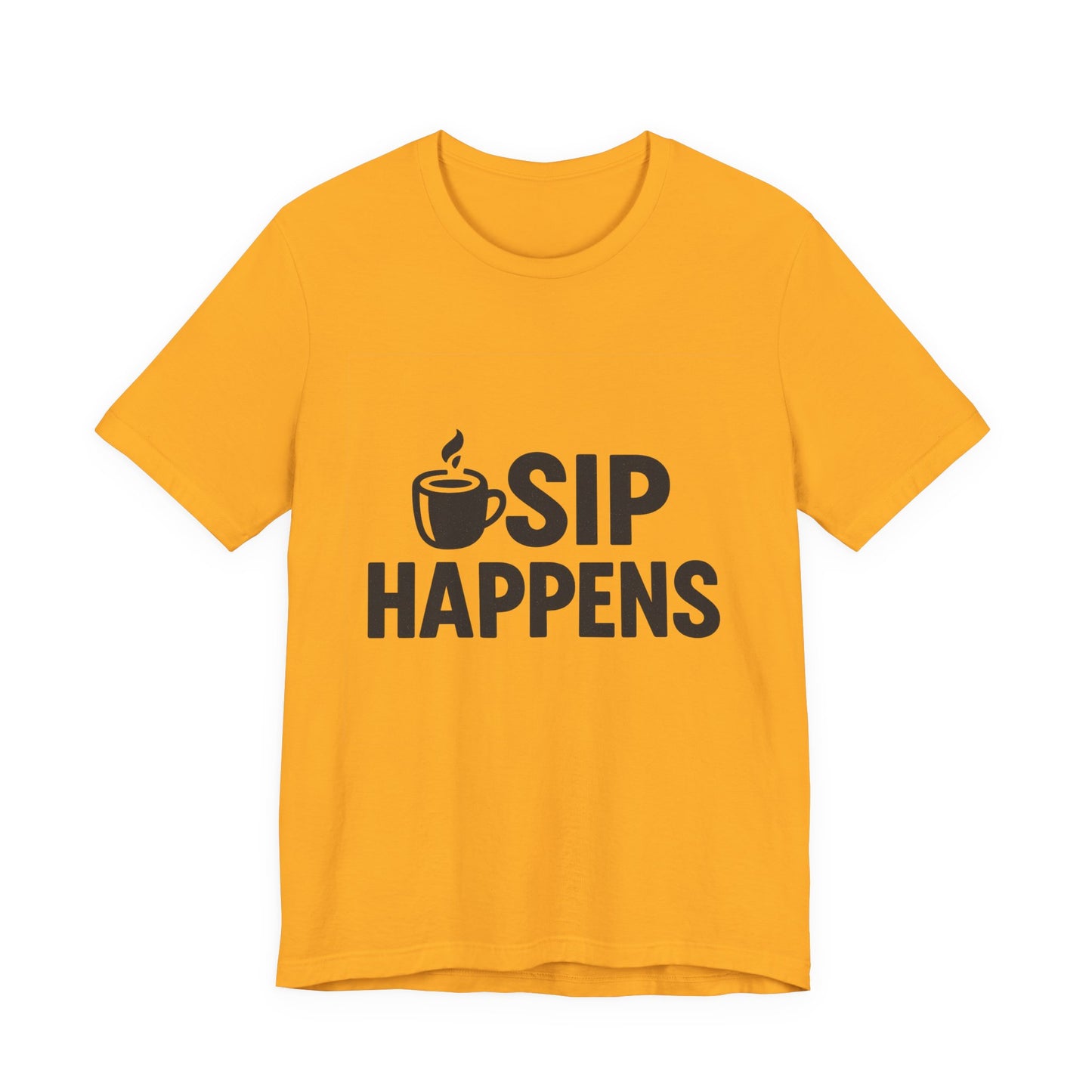 Sip Happens Minimal Edition Unisex Jersey Short Sleeve Tee T-shirt