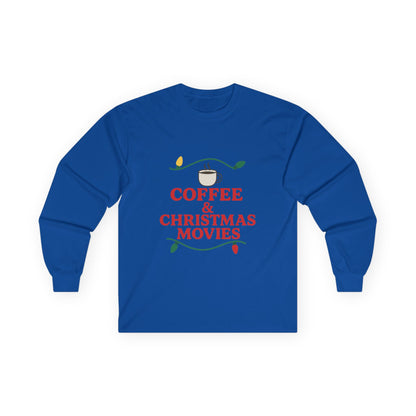 Coffee & Christmas Movies Unisex Ultra Cotton Long Sleeve Tee
