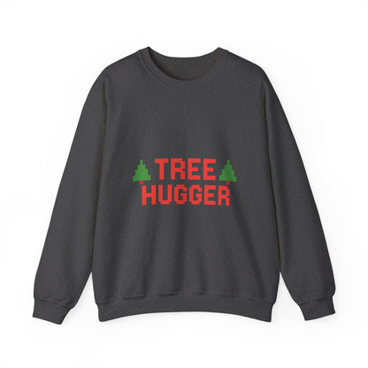 Tree Hugger Christmas Unisex Heavy Blend™ Crewneck Sweatshirt