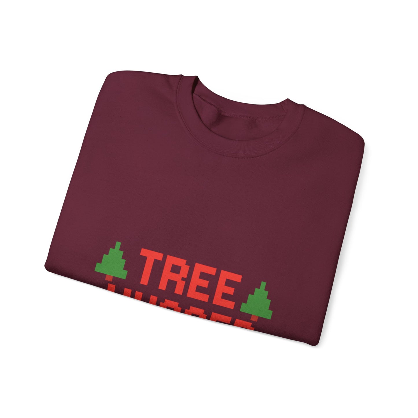 Tree Hugger Christmas Unisex Heavy Blend™ Crewneck Sweatshirt