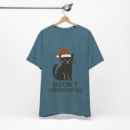 Meowy Christmas Unisex Jersey Short Sleeve Tee T-shirt