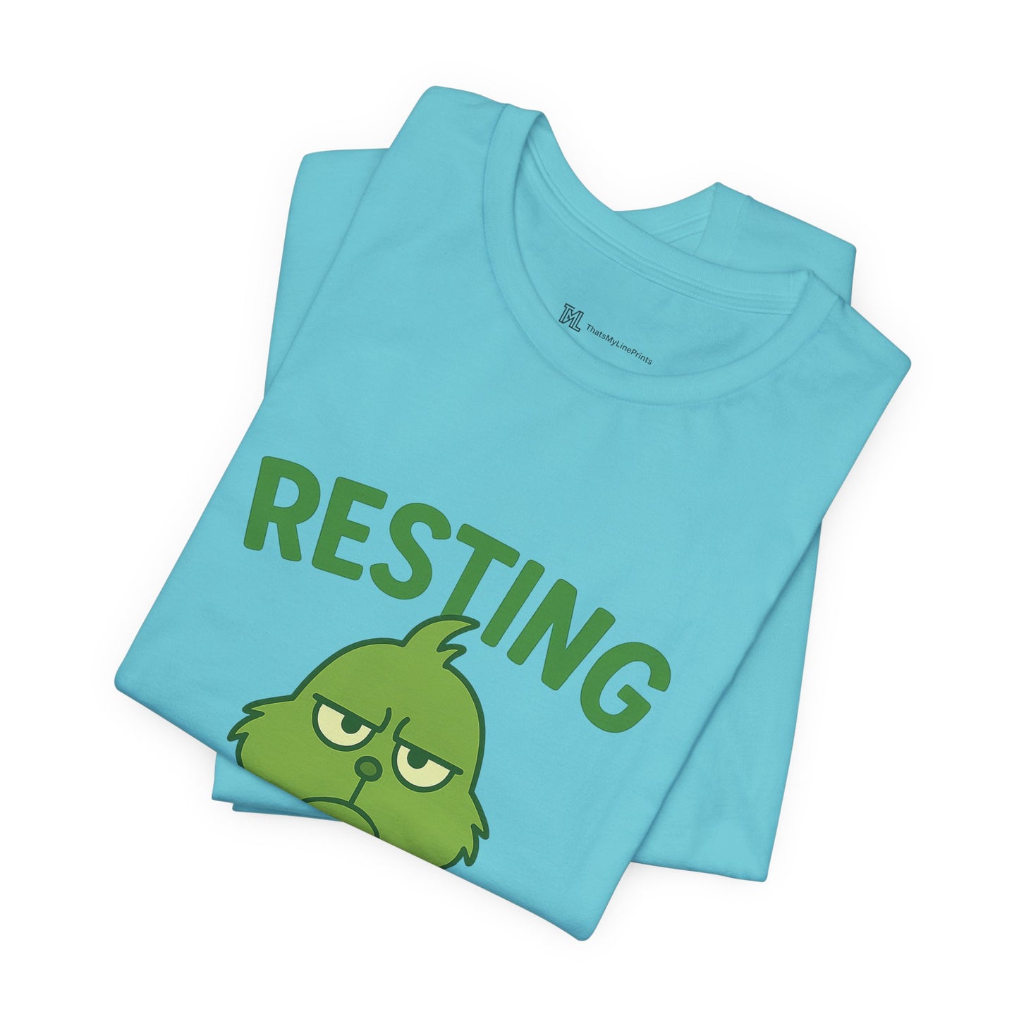 Gringe Resting Face Christmas Unisex Jersey Short Sleeve Tee T-shirt