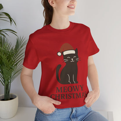 Meowy Christmas Unisex Jersey Short Sleeve Tee T-shirt