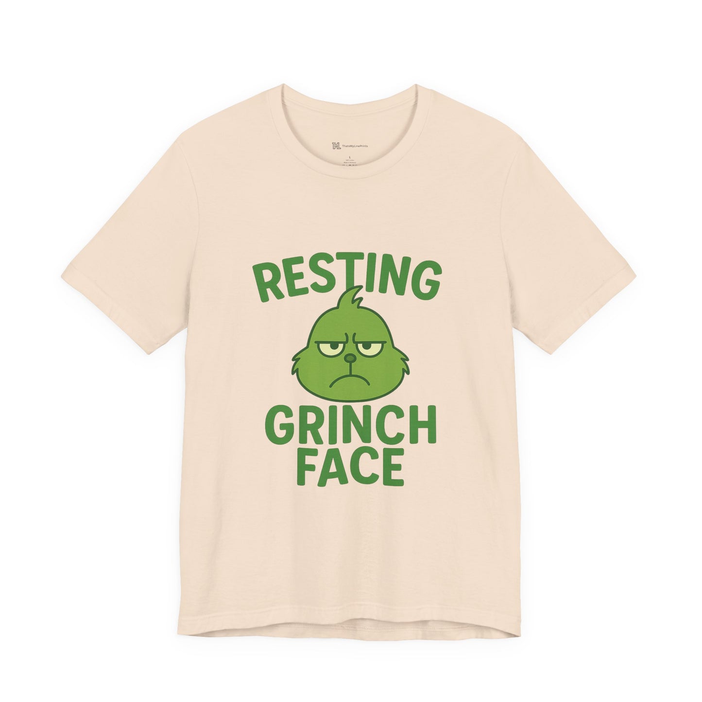 Gringe Resting Face Christmas Unisex Jersey Short Sleeve Tee T-shirt