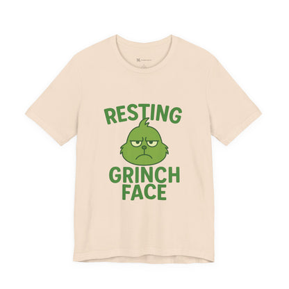 Gringe Resting Face Christmas Unisex Jersey Short Sleeve Tee T-shirt