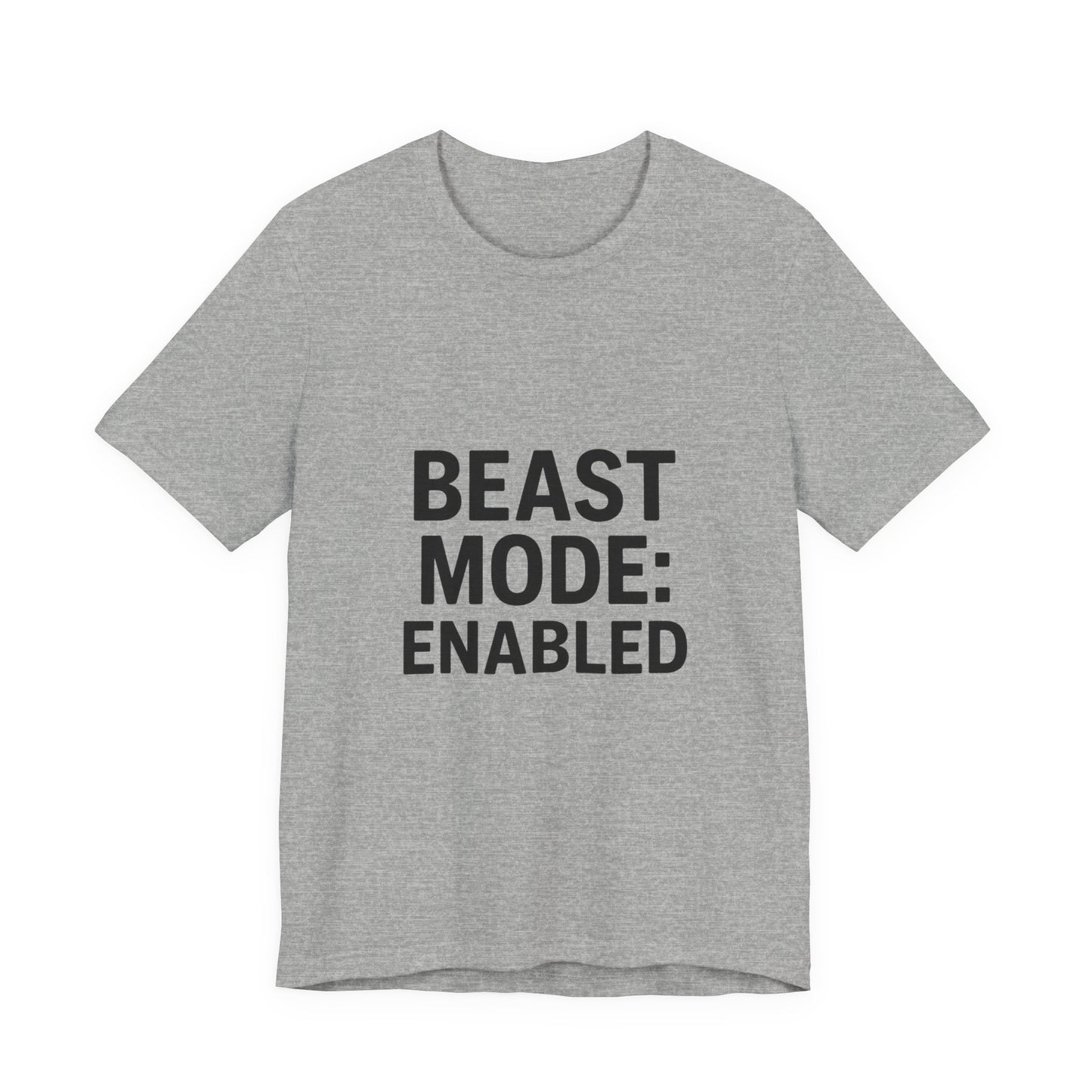 Beast Mode Enabled Unisex Jersey Short Sleeve Tee T-shirt