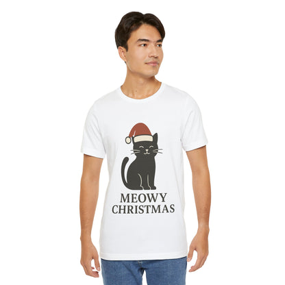 Meowy Christmas Unisex Jersey Short Sleeve Tee T-shirt