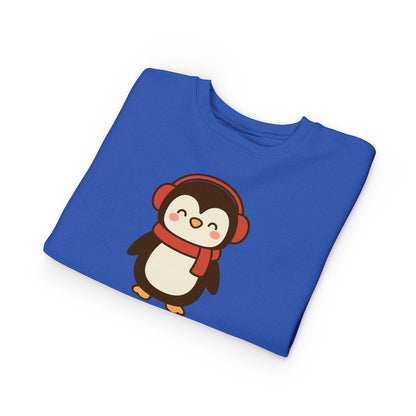 Christmas Winter Penguin Toddler Sweatshirt