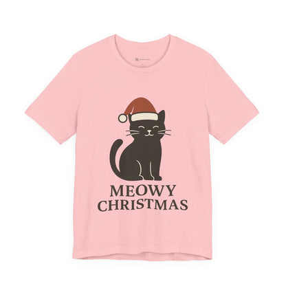 Meowy Christmas Unisex Jersey Short Sleeve Tee T-shirt