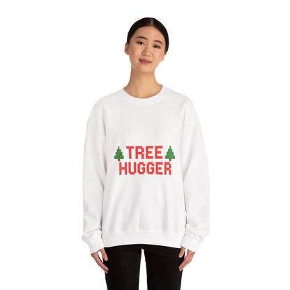 Tree Hugger Christmas Unisex Heavy Blend™ Crewneck Sweatshirt