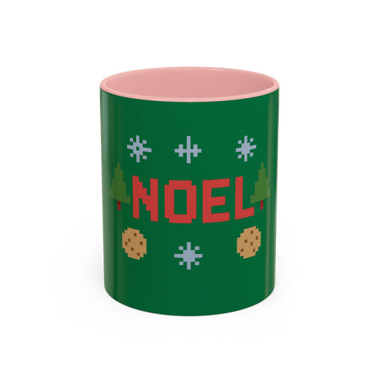 Noel In Pixel Christmas Gift Coffee Mug 11oz