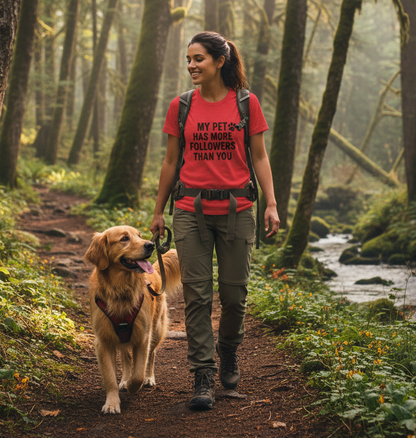 My Pet Has More Followers Than You Unisex Jersey Short Sleeve Tee T-shirt