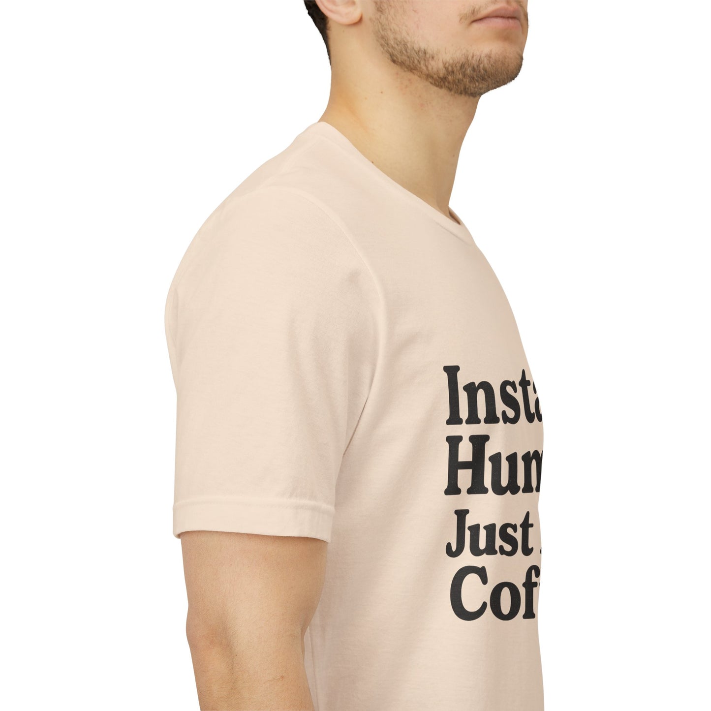 Just Add Coffee Unisex Jersey Short Sleeve Tee T-shirt