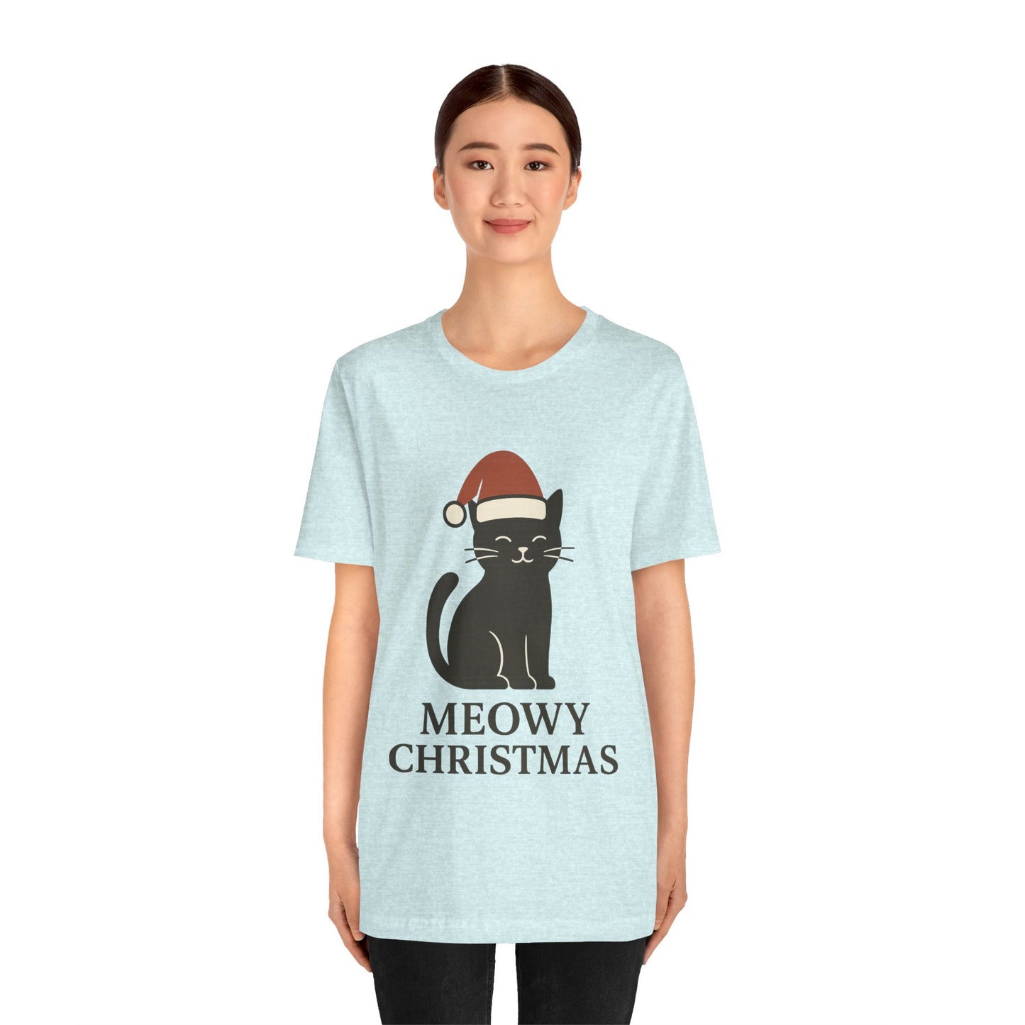 Meowy Christmas Unisex Jersey Short Sleeve Tee T-shirt