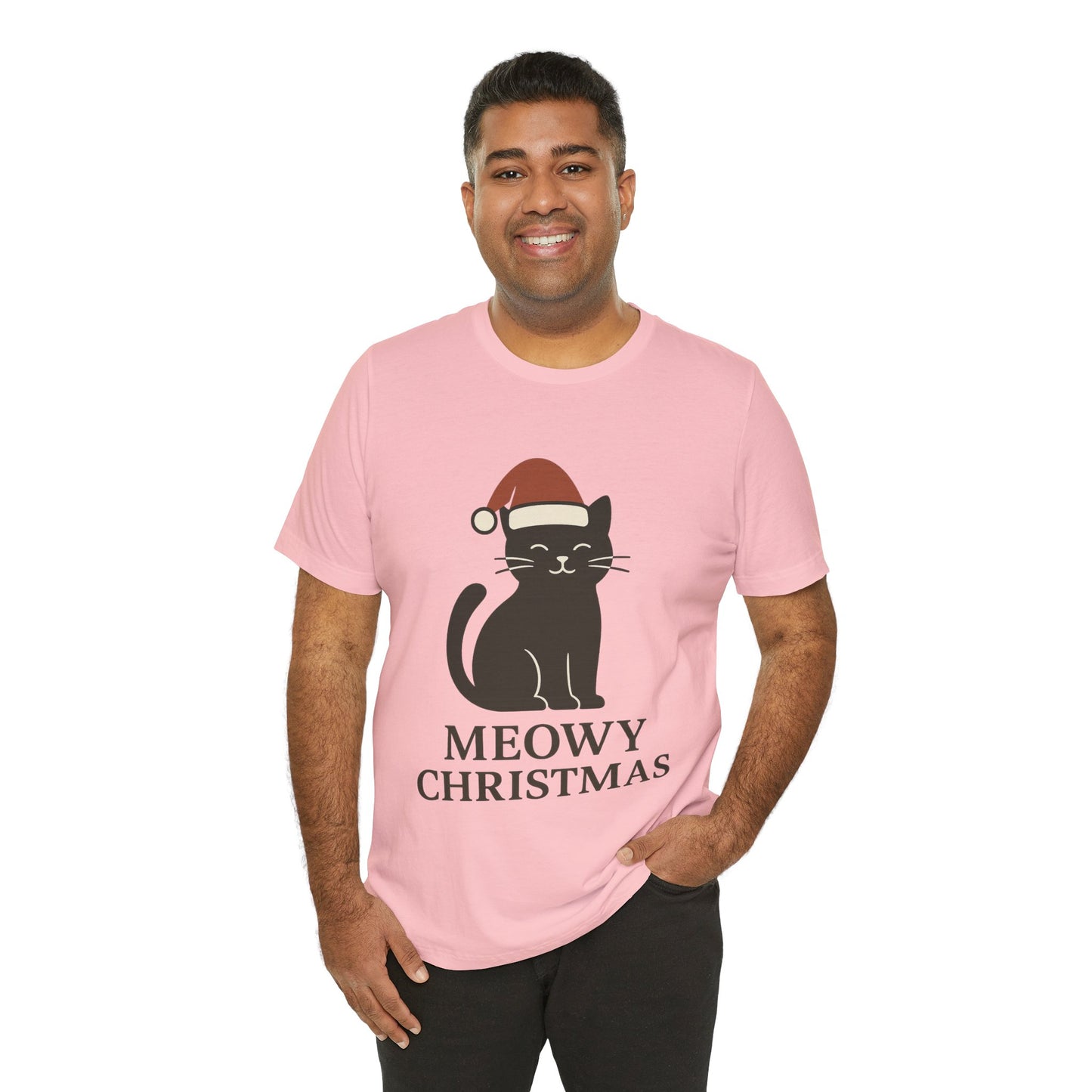 Meowy Christmas Unisex Jersey Short Sleeve Tee T-shirt