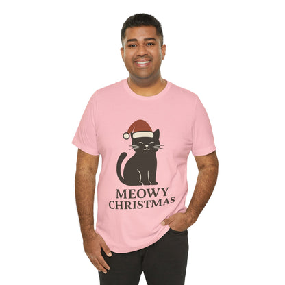 Meowy Christmas Unisex Jersey Short Sleeve Tee T-shirt