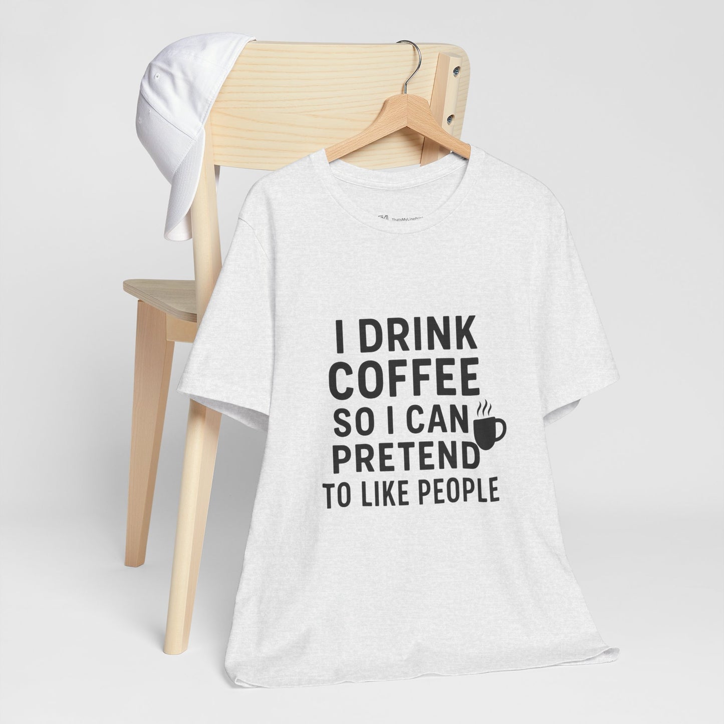 I Pretend To Like People Unisex Jersey Short Sleeve Tee T-shirt