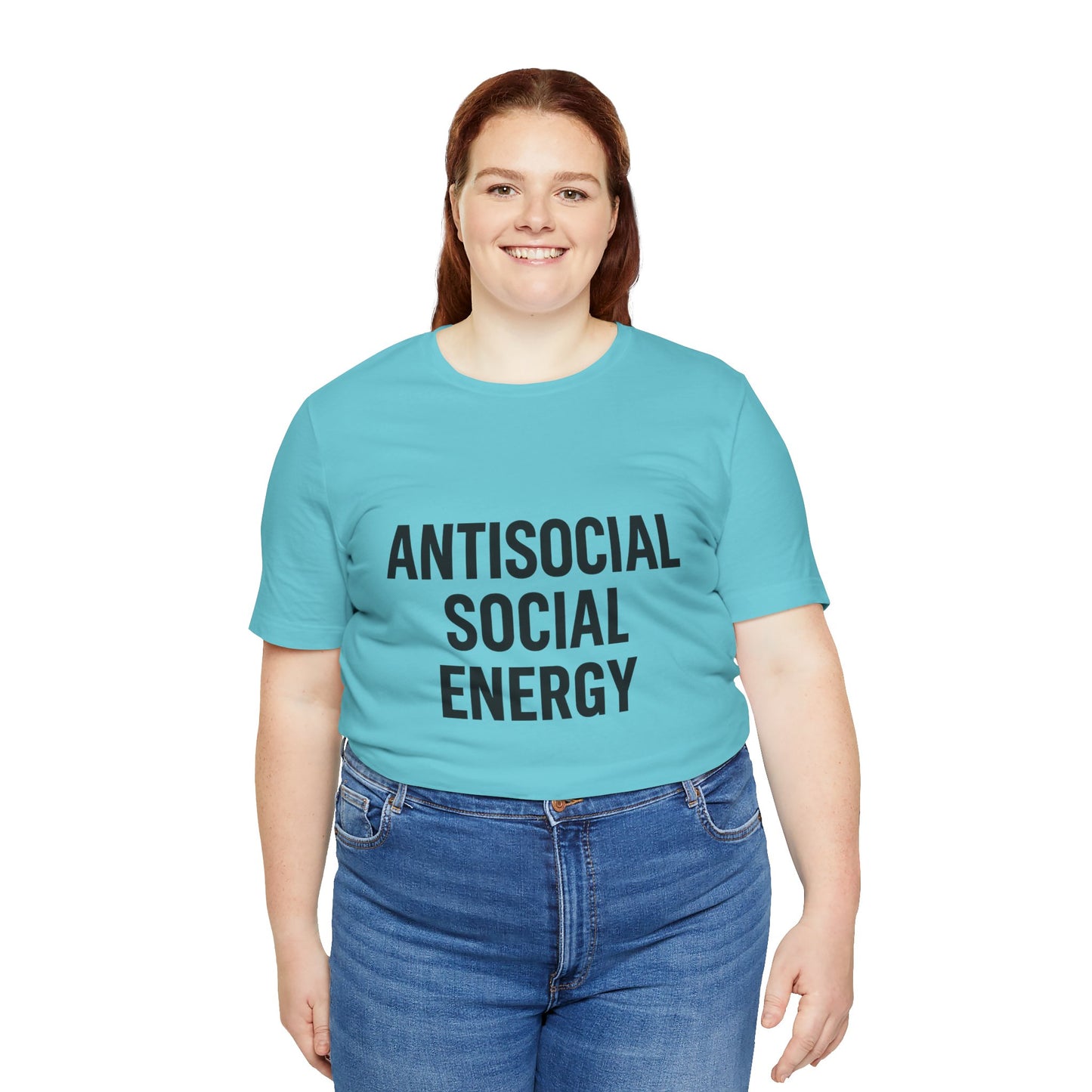 Antisocial Social Energy Unisex Jersey Short Sleeve Tee T-shirt