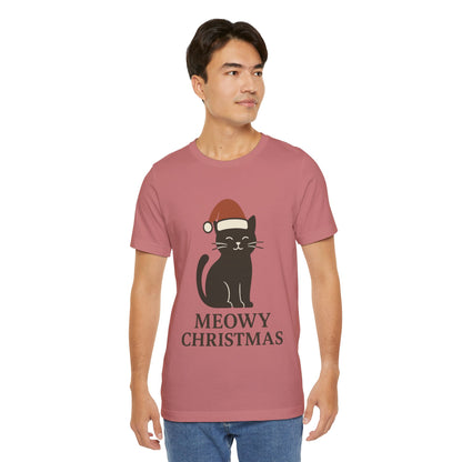 Meowy Christmas Unisex Jersey Short Sleeve Tee T-shirt