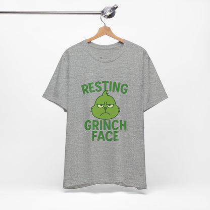 Gringe Resting Face Christmas Unisex Jersey Short Sleeve Tee T-shirt