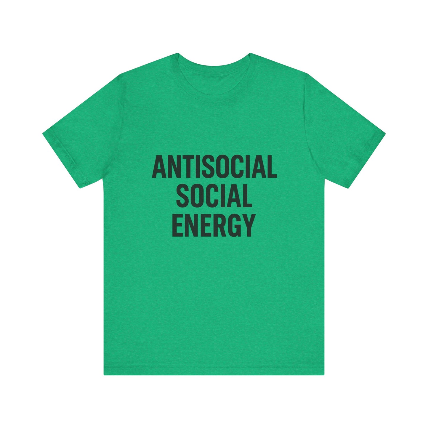 Antisocial Social Energy Unisex Jersey Short Sleeve Tee T-shirt